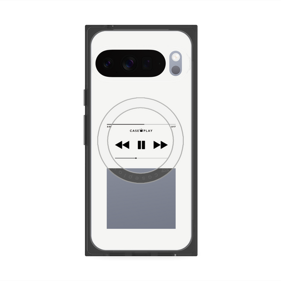 プレミアムスクエアケース with Pixelsnap［ Music Player ］