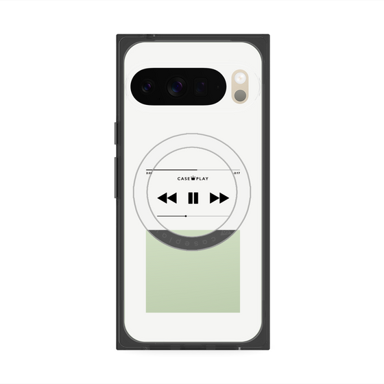 プレミアムスクエアケース with Pixelsnap［ Music Player ］