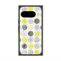 プレミアムスクエアケース with Pixelsnap［ Nordic Circle - Yellow ］