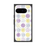 プレミアムスクエアケース with Pixelsnap［ Nordic Circle - Purple ］