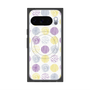 プレミアムスクエアケース with Pixelsnap［ Nordic Circle - Purple ］