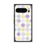 プレミアムスクエアケース with Pixelsnap［ Nordic Circle - Purple ］
