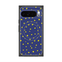 プレミアムスクエアケース with Pixelsnap［ Drawing Dot - Navy ］