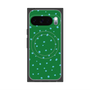 プレミアムスクエアケース with Pixelsnap［ Drawing Dot - Green ］