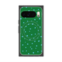 プレミアムスクエアケース with Pixelsnap［ Drawing Dot - Green ］