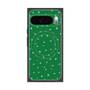 プレミアムスクエアケース with Pixelsnap［ Drawing Dot - Green ］