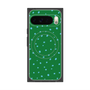 プレミアムスクエアケース with Pixelsnap［ Drawing Dot - Green ］