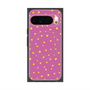 プレミアムスクエアケース with Pixelsnap［ Drawing Dot - Pink ］