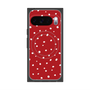 プレミアムスクエアケース with Pixelsnap［ Drawing Dot - Red ］