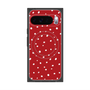 プレミアムスクエアケース with Pixelsnap［ Drawing Dot - Red ］