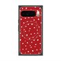 プレミアムスクエアケース with Pixelsnap［ Drawing Dot - Red ］