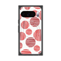 プレミアムスクエアケース with Pixelsnap［ Nordic Dot - Red ］