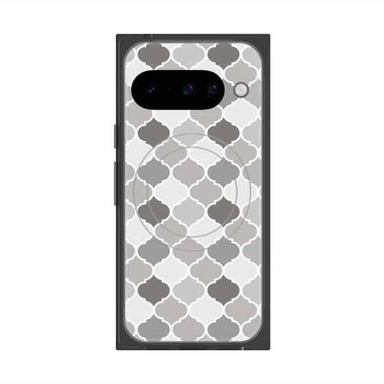 プレミアムスクエアケース with Pixelsnap［ Moroccan1 color - Gray ］