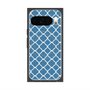 プレミアムスクエアケース with Pixelsnap［ Moroccan2 - Blue ］