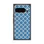 プレミアムスクエアケース with Pixelsnap［ Moroccan2 - Blue ］