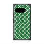 プレミアムスクエアケース with Pixelsnap［ Moroccan2 - Green ］