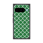 プレミアムスクエアケース with Pixelsnap［ Moroccan2 - Green ］