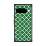 プレミアムスクエアケース with Pixelsnap［ Moroccan2 - Green ］