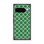 プレミアムスクエアケース with Pixelsnap［ Moroccan2 - Green ］
