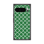 プレミアムスクエアケース with Pixelsnap［ Moroccan2 - Green ］