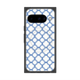 プレミアムスクエアケース with Pixelsnap［ Moroccan3 - Blue ］