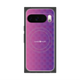 プレミアムスクエアケース with Pixelsnap［ CASEPLAY Check - Purple ］