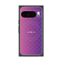プレミアムスクエアケース with Pixelsnap［ CASEPLAY Check - Purple ］