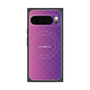 プレミアムスクエアケース with Pixelsnap［ CASEPLAY Check - Purple ］