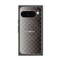 プレミアムスクエアケース with Pixelsnap［ CASEPLAY Check - Black ］