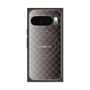 プレミアムスクエアケース with Pixelsnap［ CASEPLAY Check - Black ］