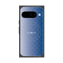 プレミアムスクエアケース with Pixelsnap［ CASEPLAY Check - Blue ］