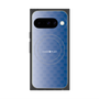 プレミアムスクエアケース with Pixelsnap［ CASEPLAY Check - Blue ］