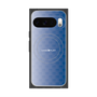 プレミアムスクエアケース with Pixelsnap［ CASEPLAY Check - Blue ］