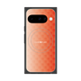 プレミアムスクエアケース with Pixelsnap［ CASEPLAY Check - Orange ］