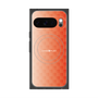 プレミアムスクエアケース with Pixelsnap［ CASEPLAY Check - Orange ］