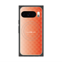 プレミアムスクエアケース with Pixelsnap［ CASEPLAY Check - Orange ］