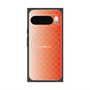 プレミアムスクエアケース with Pixelsnap［ CASEPLAY Check - Orange ］