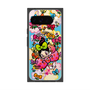 プレミアムスクエアケース with Pixelsnap［ アクビガール - フラワーリボン ］
