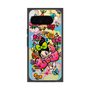 プレミアムスクエアケース with Pixelsnap［ アクビガール - フラワーリボン ］