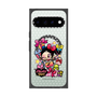 プレミアムスクエアケース with Pixelsnap［ アクビガール - プレゼントリボン ］
