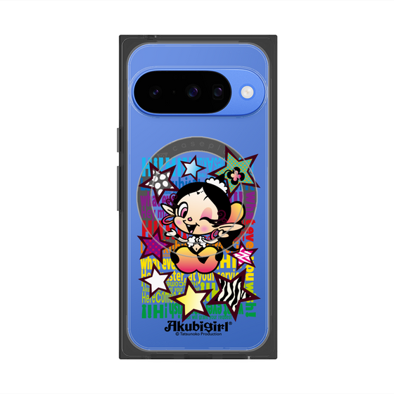 プレミアムスクエアケース with Pixelsnap［ アクビガール - スター ］