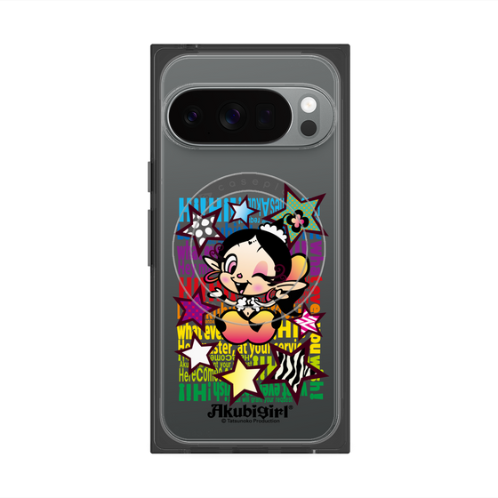 プレミアムスクエアケース with Pixelsnap［ アクビガール - スター ］