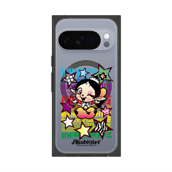 プレミアムスクエアケース with Pixelsnap［ アクビガール - スター ］
