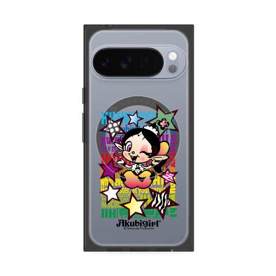 プレミアムスクエアケース with Pixelsnap［ アクビガール - スター ］