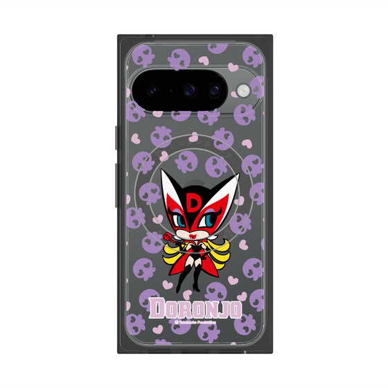 プレミアムスクエアケース with Pixelsnap［ ドロンジョ - ミニキャラ - Purple ］