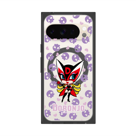 プレミアムスクエアケース with Pixelsnap［ ドロンジョ - ミニキャラ - Purple ］