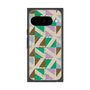プレミアムスクエアケース with Pixelsnap［ ELLE - 幾何学 ］