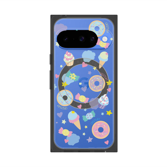 プレミアムスクエアケース with Pixelsnap［ オリジナル - SWEETS ］