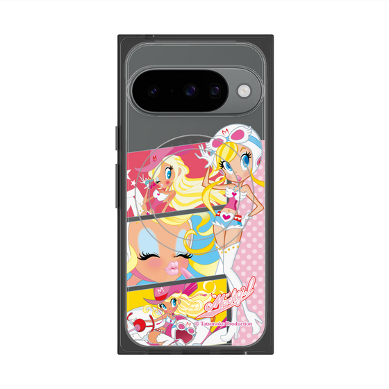 プレミアムスクエアケース with Pixelsnap［ マッハガール - コミック風 ］