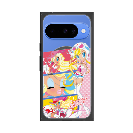 プレミアムスクエアケース with Pixelsnap［ マッハガール - コミック風 ］